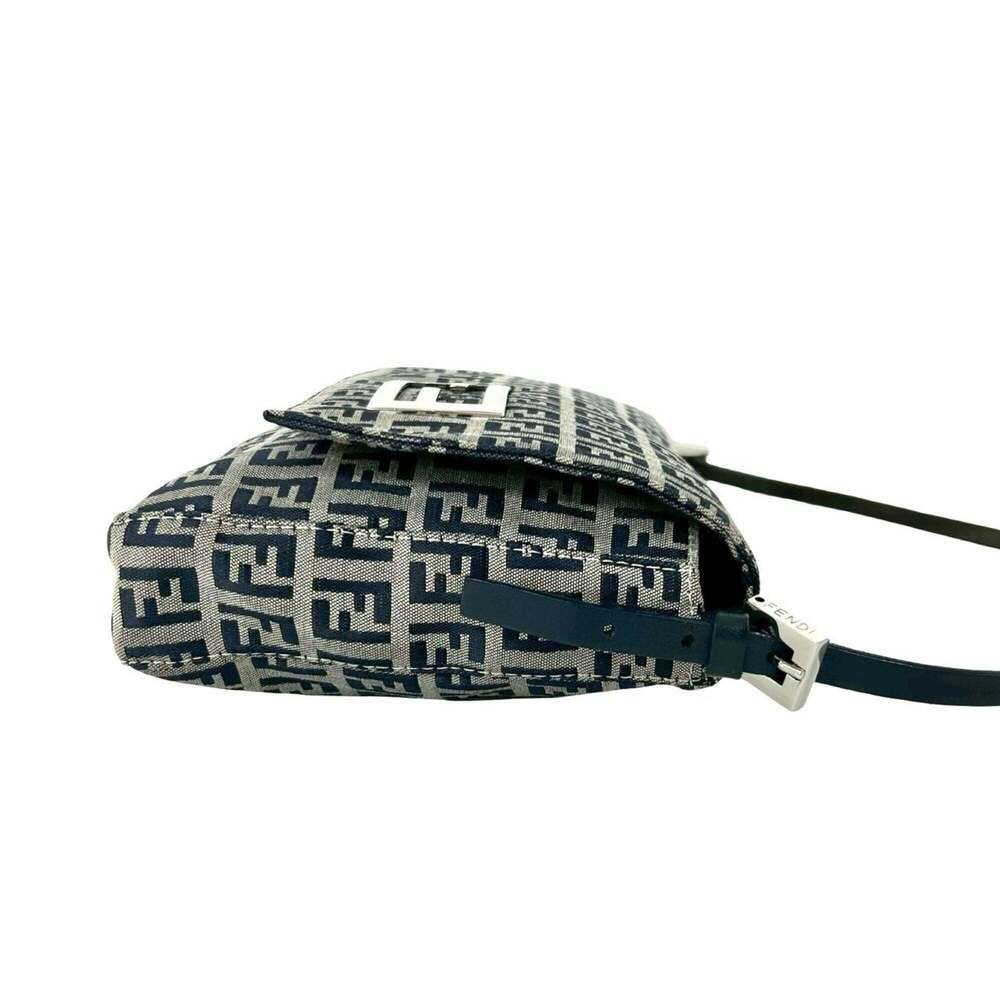 FENDI Blue Leather Shoulder Bag - Picture 6 of 10